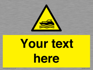 Custom Warning motorised watercraft